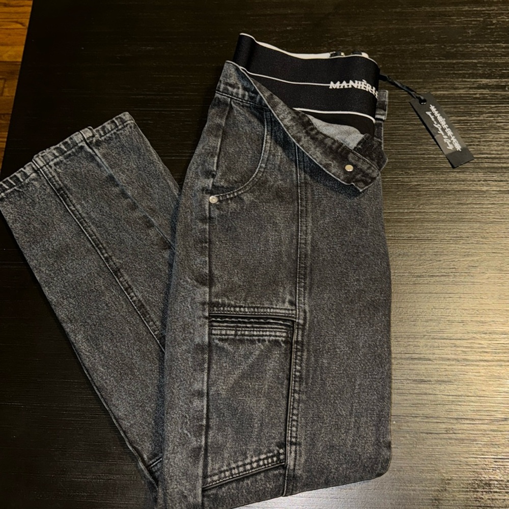 Maniere De Voir High Waisted Jeans